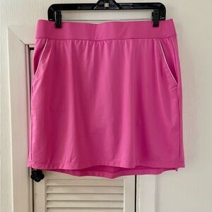Dunning Golf Womens Pink Pull On Skirt Skort Size Large L​